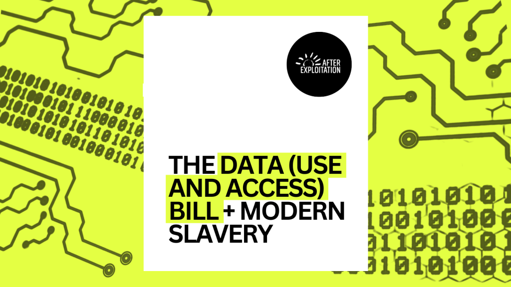 Data (Use and Access) Bill: Impact on survivors of modern slavery