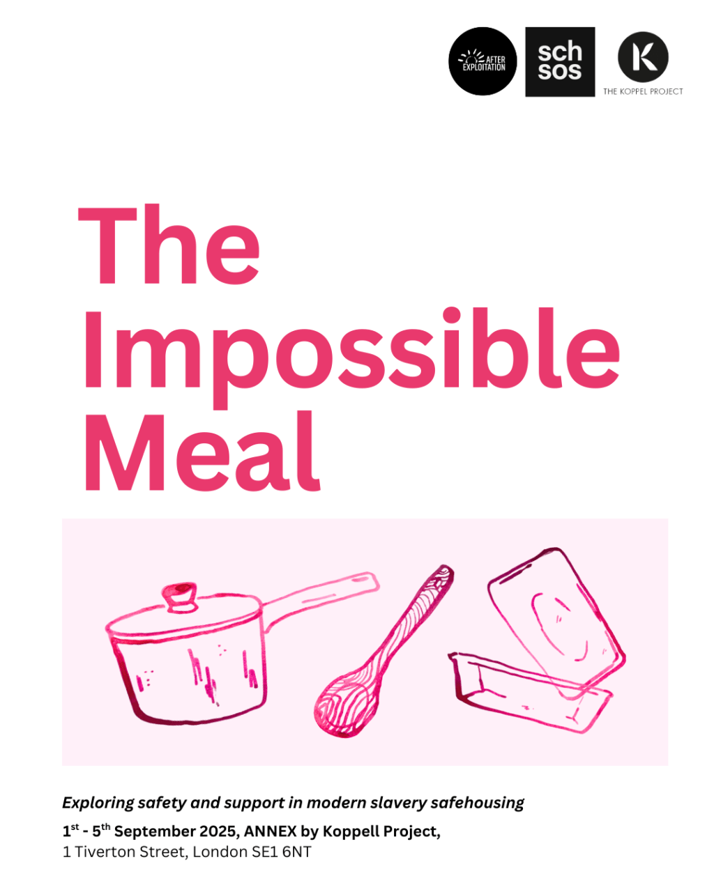 ‘The impossible meal’: Exploring modern slavery safehousing through art